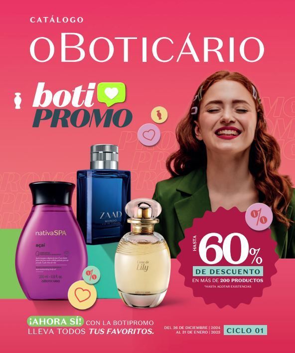 Compra por catálogo online o boticário